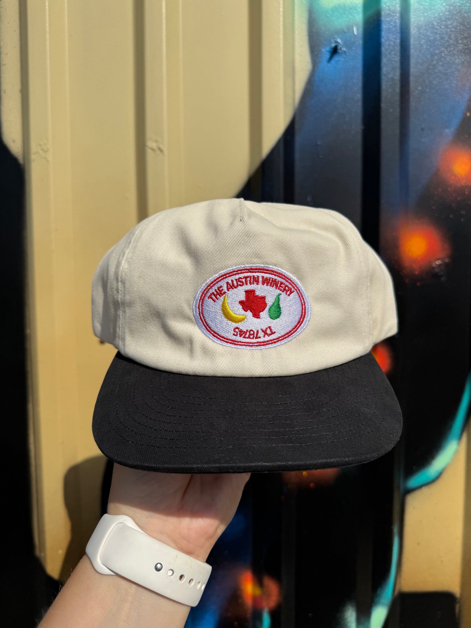 Black Billed Field Trip Fruit Sticker Hat
