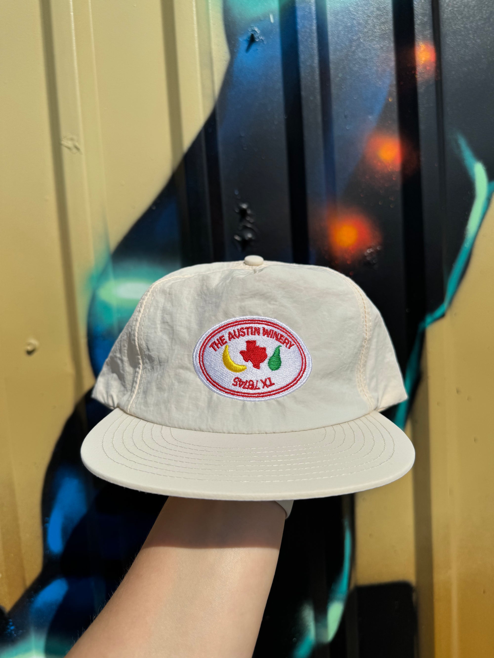 Eggshell Field Trip Fruit Sticker Hat